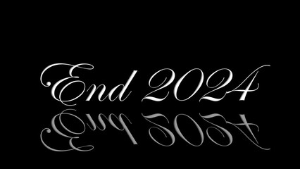 End of 2024 Greeting Animation with Particles & Sparks - New Year Countdown, Fireworks, Festive Celebration, Sparkling Wishes, Happy New Year 2025, Countdown to 2025, Holiday Party Video 4K.