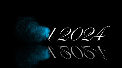 End of 2024 Greeting Animation with Particles & Sparks - New Year Countdown, Fireworks, Festive Celebration, Sparkling Wishes, Happy New Year 2025, Countdown to 2025, Holiday Party Video 4K.