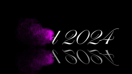 End of 2024 Greeting Animation with Particles & Sparks - New Year Countdown, Fireworks, Festive Celebration, Sparkling Wishes, Happy New Year 2025, Countdown to 2025, Holiday Party Video 4K.