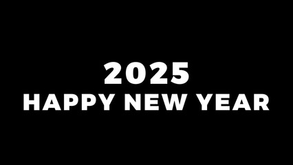 Happy New Year 2025 Countdown with Bokeh Background, Sparkles & Fireworks - Festive Celebration, Countdown Timer, New Year's Eve Party, 2025 Countdown Animation, Holiday Bokeh Lights 4K.