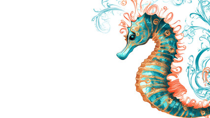 Fototapeta premium vector illustration of an abstract dragon