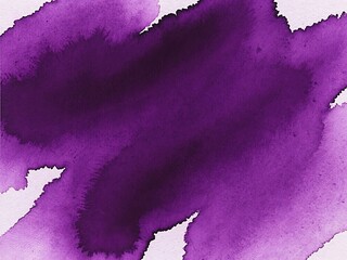 Abstract purple watercolor texture on white paper creating decorative artistic backgrounds