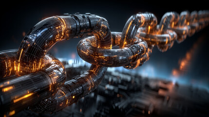 Blockchain technology. Hand holding a globe with a network connecting data, showcasing the power of digital technology, with blockchain being a key component driving secure, decentralized transactions