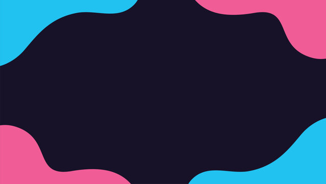 Abstract Background With Pink And Blue Organic Shapes