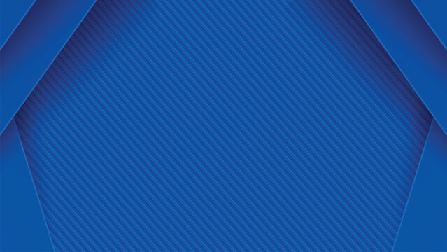 Abstract Blue Textured Background With Diagonal Lines And Layered Shapes