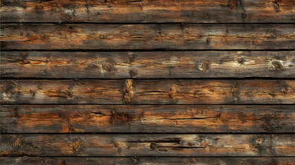 Fototapeta premium Texture of textured wooden boards arranged horizontally