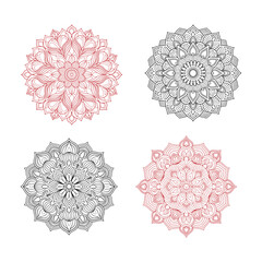 Ornamental Geometric Luxury Mandala Pattern Vector Design.	