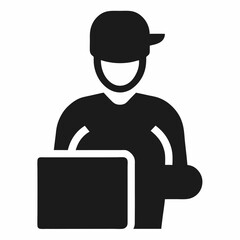 Delivery Service icon on white background