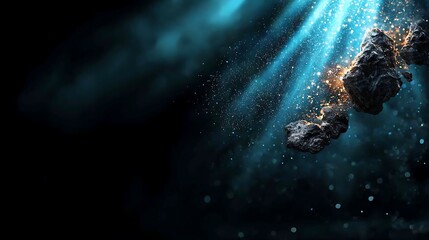 Glowing Rocks and Cosmic Dust in Dark Space