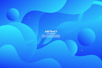 Abstract colorful blue gradient fluid wave concept. Dynamic color fluid pattern element. Vector Eps10
