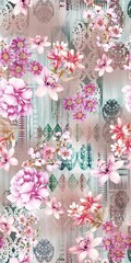 Obraz premium wonderfull textile pattern design