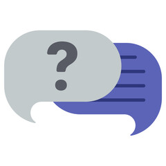 FAQ icon with a question mark for knowledge base pages, support center, help documentation, and onboarding content