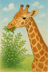 Obraz premium giraffe in the zoo