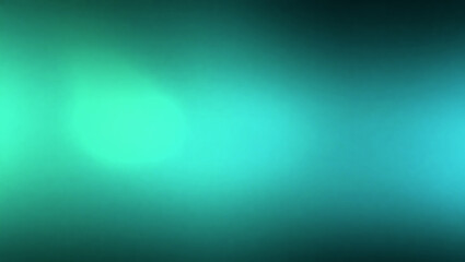 Abstract grainy gradient texture, dark teal to green to cyan light blend, soft noise texture, retro aesthetic, digital background, 4K