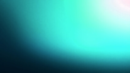 Abstract grainy gradient texture, dark teal to green to cyan light blend, soft noise texture, retro aesthetic, digital background, 4K