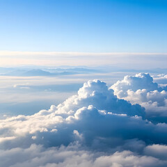 Fototapeta premium clouds over the blue sky