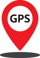 GPS Location Marker – Red Map Pin for Navigation and Tracking