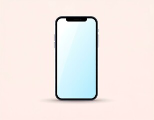 Modern Smartphone Mockup Blank Screen, Isolated, Technology, App, Device, Digital, Interface, Mobile