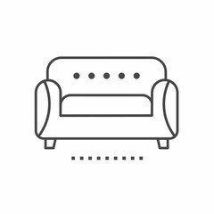 Sofa vector collection. Illustration design for business. Stock vector.
