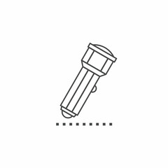 Flashlight vector collection. Illustration design for business. Stock vector.