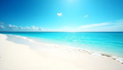 Obraz premium beautiful beach with clear skies