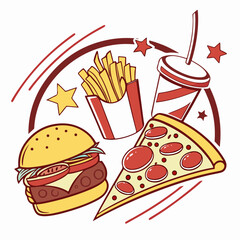 Food Logo for Restaurant. Modern & Creative Concept. for Portfolio Presentation, Client Presentation,  Freelance Platforms ,Social Media Promotion and restaurants