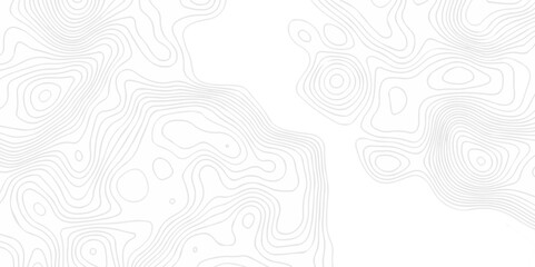 Abstract topographic White wave paper curved reliefs. Topographic map patterns, topography line map. Abstract white topography vector background. Contour maps. Vector illustration.	