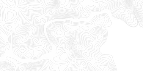 Abstract topographic White wave paper curved reliefs. Topographic map patterns, topography line map. Abstract white topography vector background. Contour maps. Vector illustration.	