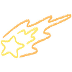 Meteor  Space Doodle Crayon Kindergarten