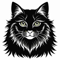 vector illustration of a cat