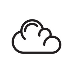 Cloud Icon In Trendy Design Vector Eps 10