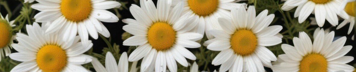 Chamomile flowers, golden center, delicate white petals, isolated, serene, dried arrangement, simple composition,  flowers,  ingredient