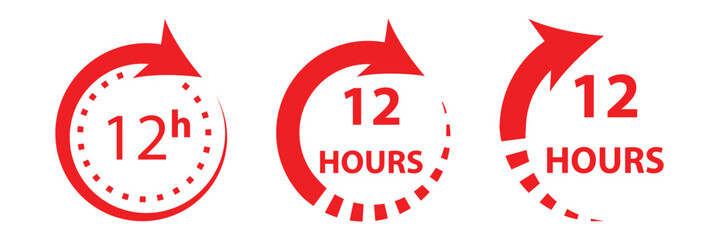 12 hours service vector