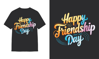Best Friends Forever Celebration Tee Shirt Illustration