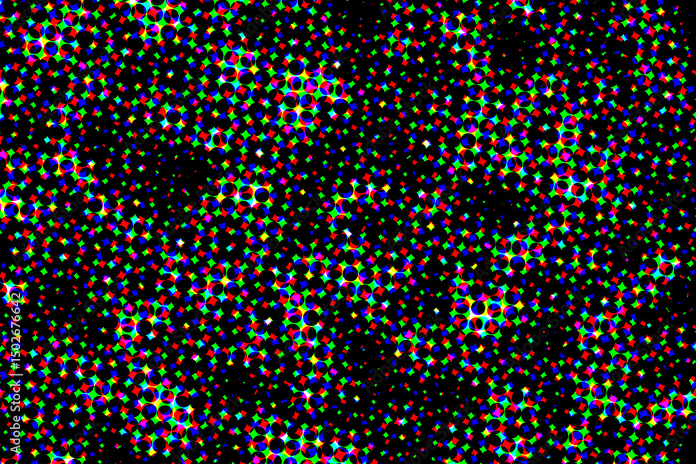 Poster abstract colorful dotted pattern background design