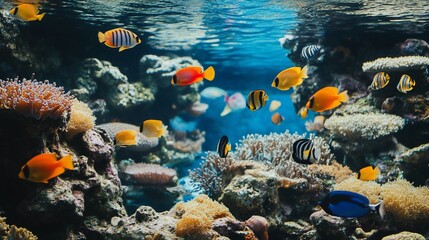 Vibrant Underwater Paradise: A Coral Reef Ecosystem