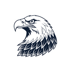 Eagle face logo