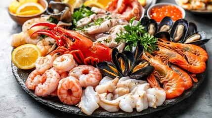 Luxurious Seafood Platter: A Culinary Masterpiece