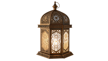 Islamic lantern Eid Mubarak Concept