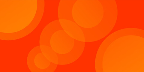 Abstract minimal background with orange color. Dynamic shapes composition. Eps10 vector
