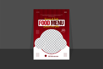 Fast Food Flyer Design For Restaurant 