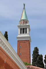 Back view of San Giorgio Maggiore, a 16th-century Benedictine church on the island of the same name