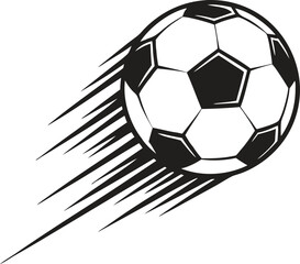 Soccer Ball in Motion Logo 