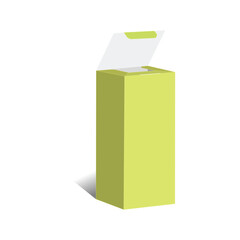 Auto lock custom box  template 3D, vector file