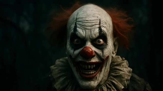 Scary Clown Halloween Jump Scare, Spooky Clown