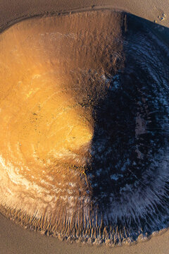 Aerial view of Cono de Arita in Salta, Argentina