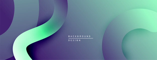 Abstract fluid shapes, purple, teal gradients. Modern design, smooth curves, minimalist aesthetic. Background texture, soft lighting.