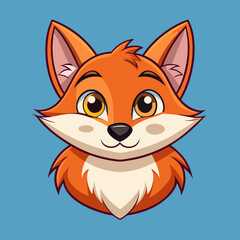 red fox cartoon