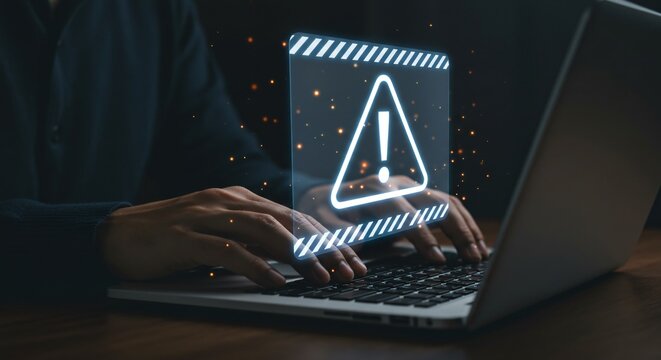 Cybersecurity Warning Protecting Yourself from Online Threats