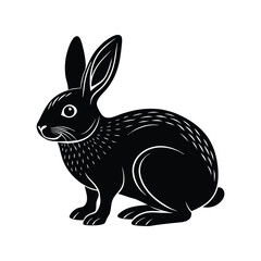 Obraz premium vector illustration of a rabbit